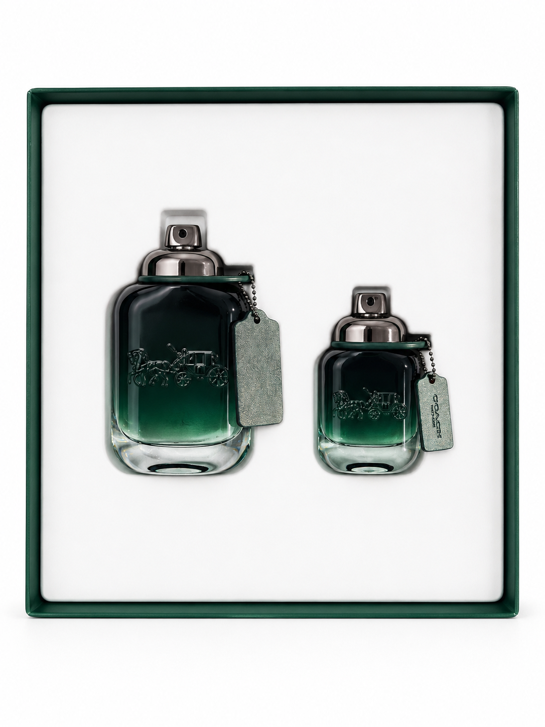 Men's green coach Eau de Toilette Spray, 3.4oz.